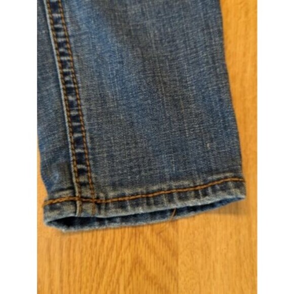 Seven 7 For All Mankind Jeans Womens Size 10 Denim Tapered Blue Mid Rise - Picture 4 of 15